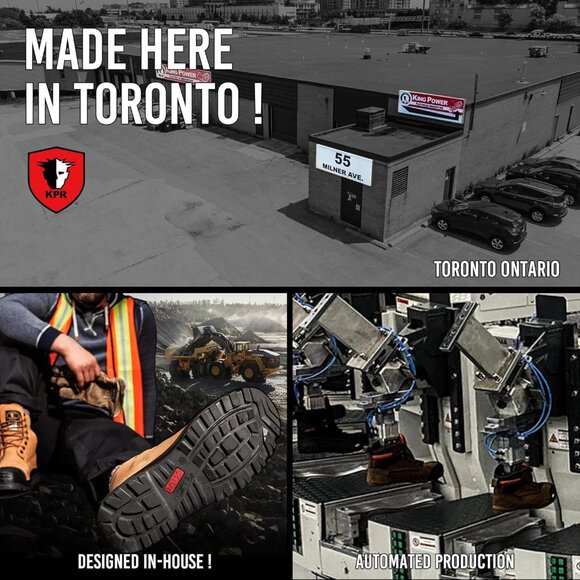 🆕Women's Black Leather CSA Approved ESR 6" Composite Toe Work Boots Safety - Picture 5 of 7